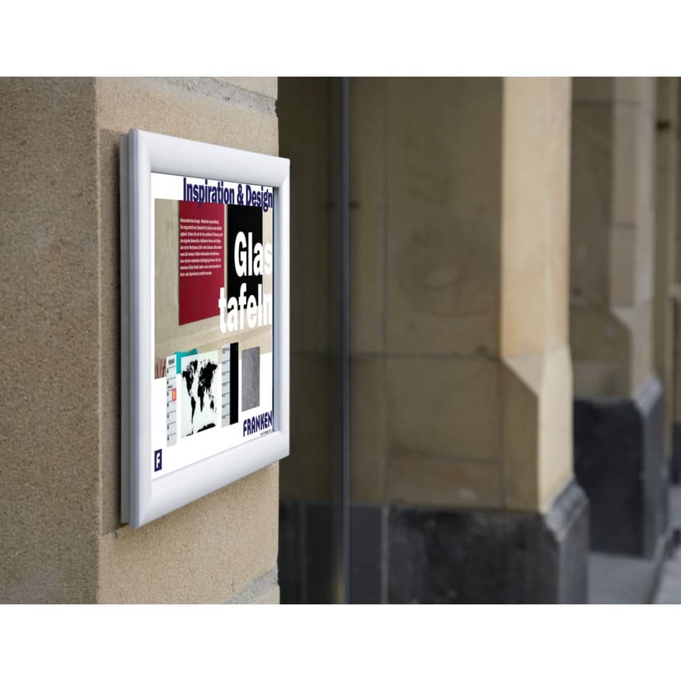 Aushang, Posterrahmen, Gallery-Display, Wanddisplay, Schaukasten
