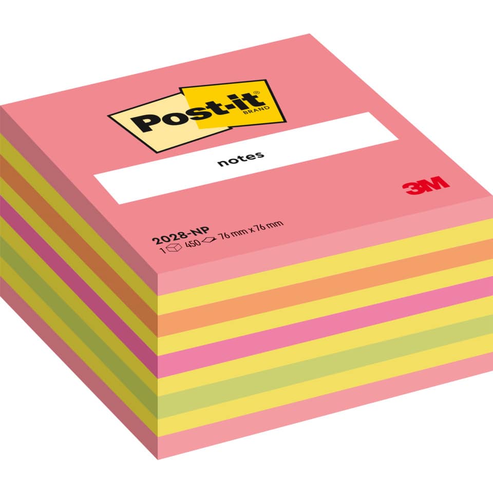 Post-it Notizen, Notizenblock, Klebepunkte, Mehrfarbig, Notizzettel