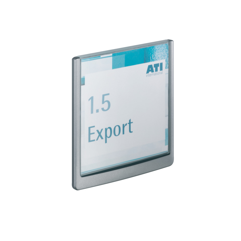 Ausstellungsbeschilderung, Display-Schilder, 1.5 Export, Rahmendisplay, Bildschirmanzeige
