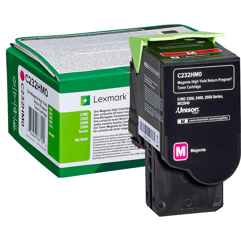 Tonerpatrone, Magenta, Lexmark, C/M/Y 2300-2500 Serie, MC2640