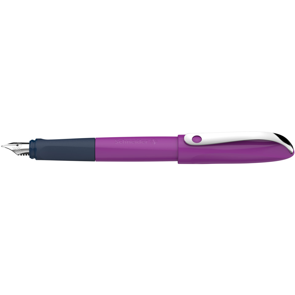 Fountain pen, Lila,  Metallnib, Kappe Clip, Kunststoffkörper