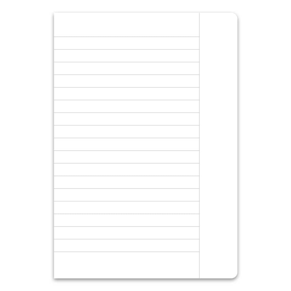 Notizblock, Lineal, Rahmen, weiß, Notizpapier