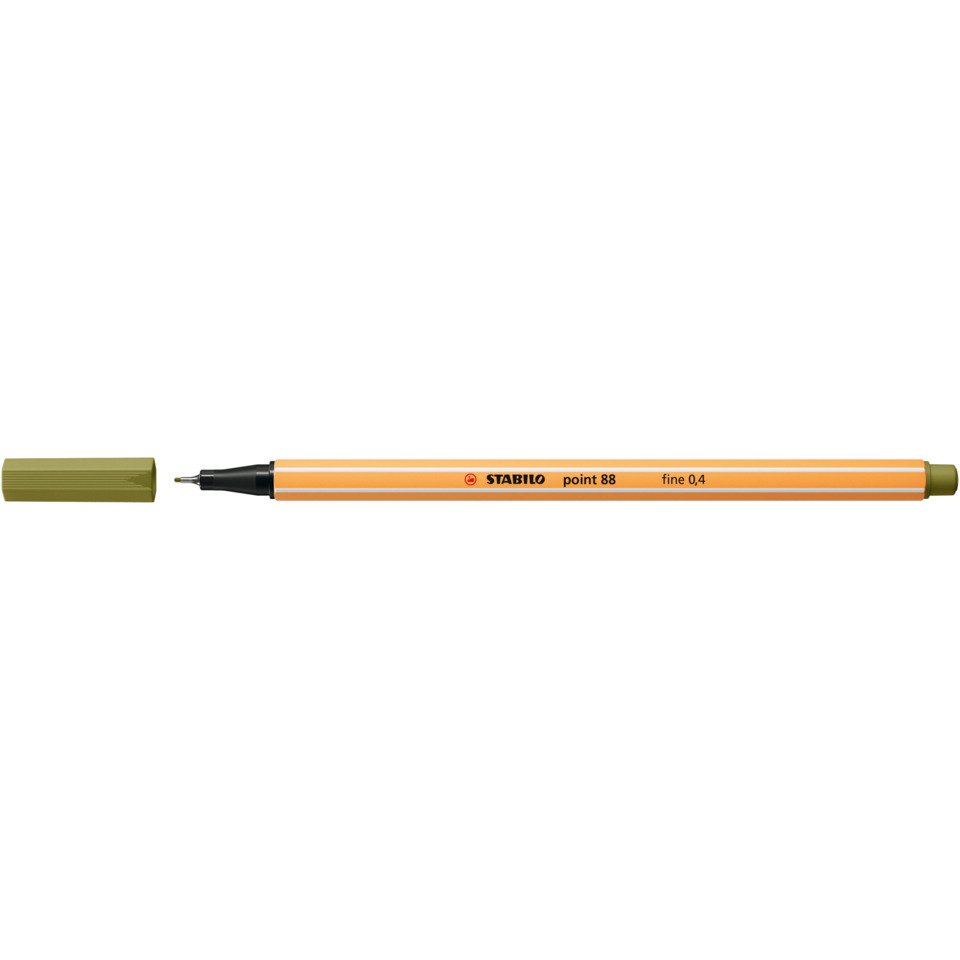Markierungsstift, Stabilo, fineliner, orange, 0,4 mm