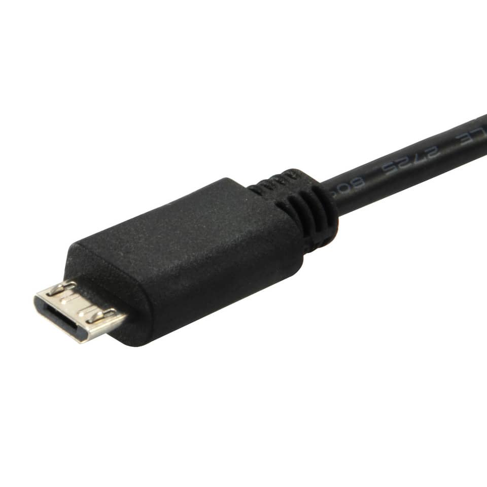 Mikro-USB, Kabel, Stecker, Schwarz, USB-B?