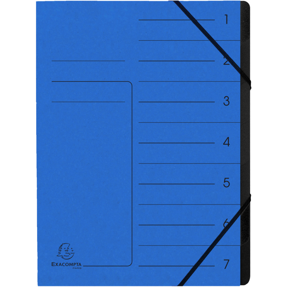 notebook, blau, Gummiband, Lineatur, A5