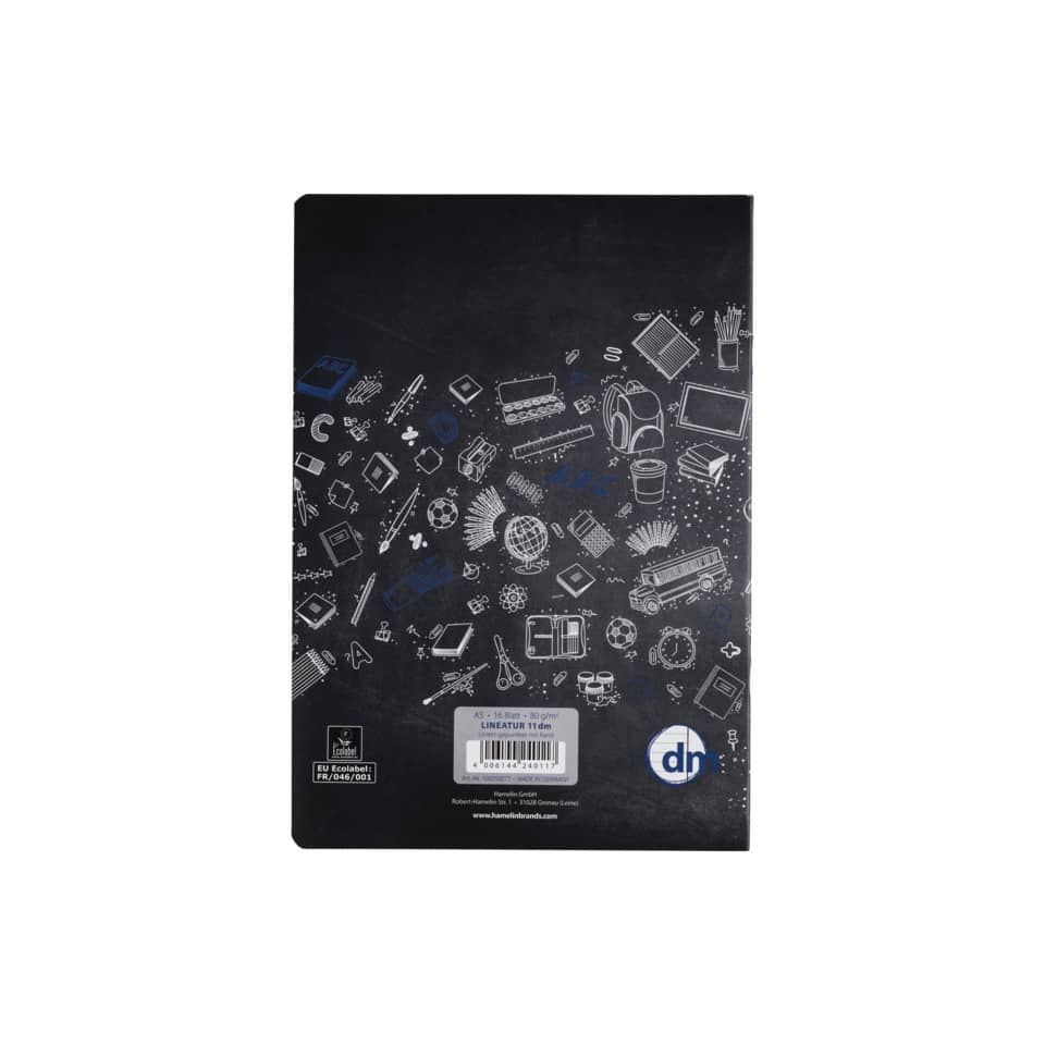 notebook, Rückseite, Schulmaterialien, Tafel-Design, Illustrationen