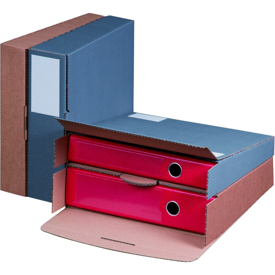 Kartonschachtel, Archivordner, Laufwerkbox, Ordnerbox, Bürobedarf