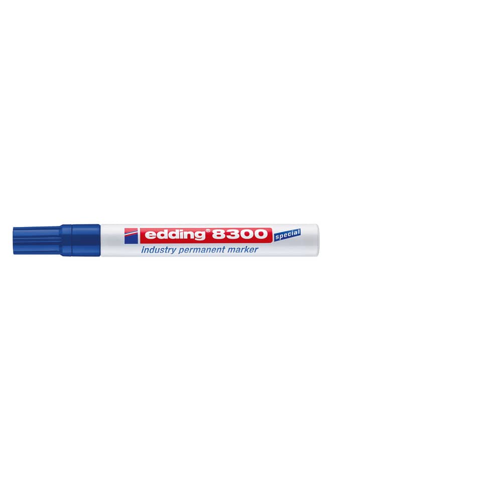 Marker, Permanent marker, Blau, Filzstift, Edging 8300