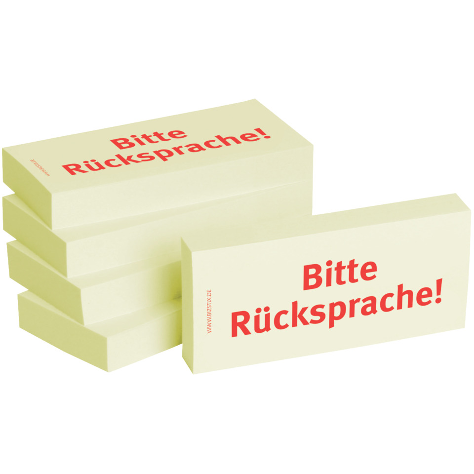 Post-it, Notizenblock, Haftnotizen, Sticky notes, Bitte Rücksprache!