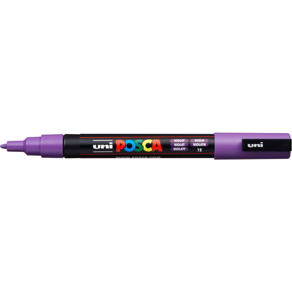Marker, lila, Filzstift, Permanent marker, Uni POSCA