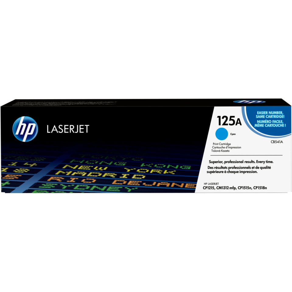 Druckerpatrone, HP, LaserJet, Cyanpatrone, 125A
