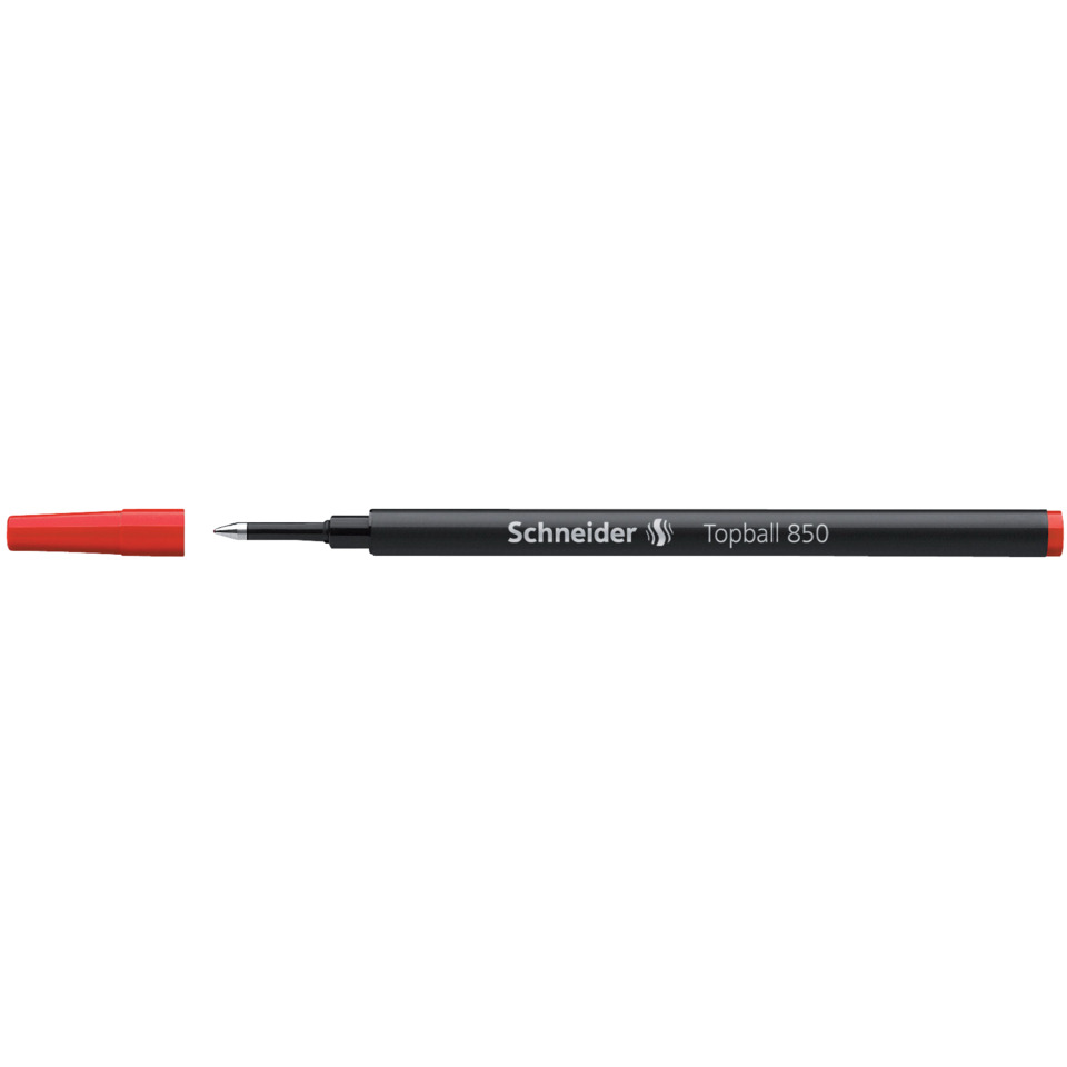 Schrauberstift, Fineliner, Schneider Topball 850, Schwarz, rot