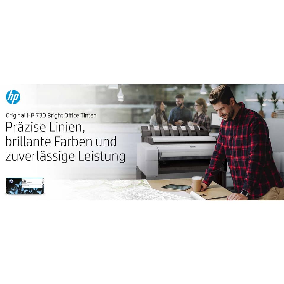 Tintenpatrone, HP Tintenpatrone, Original HP 730, Office Drucker, Farbtoner