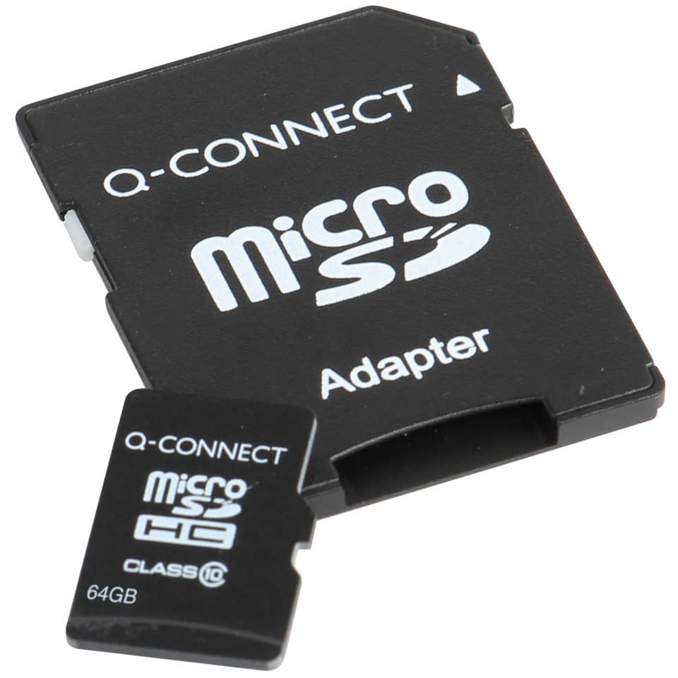 SD-Adapter, MicroSD, Q-Connect, 64GB, Class 10
