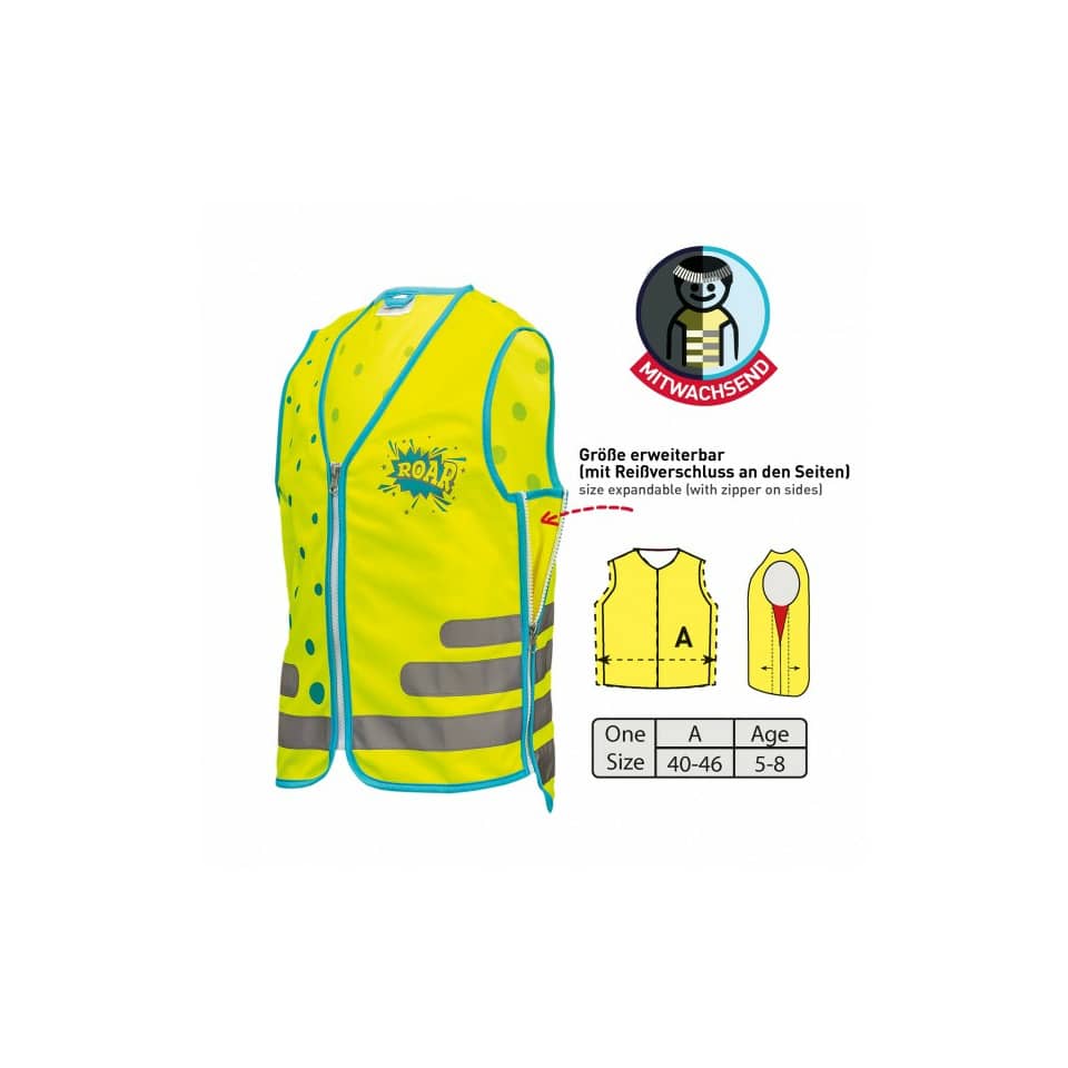 Regenjacke, Schwimmweste, Reflektierend, Gurtverschluss, Größe A