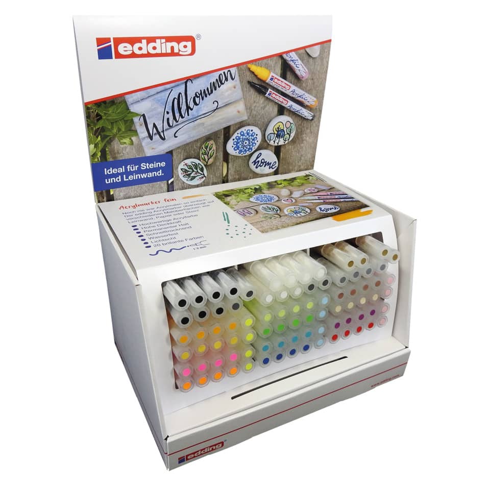 Acrylmarker 5300, Rundspitze, 1-2mm, sortiert EDDING 52-516