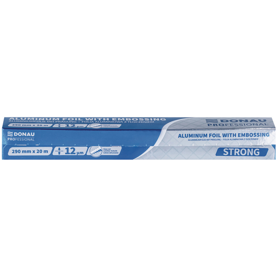 Aluminiumfolie, Folienrolle, 290 mm x 20 m, 12 μm, Embossing