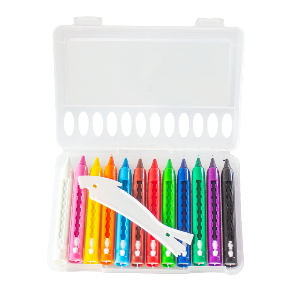 buntstifte, kartonbox, malset, kinderartikel, stiftetui
