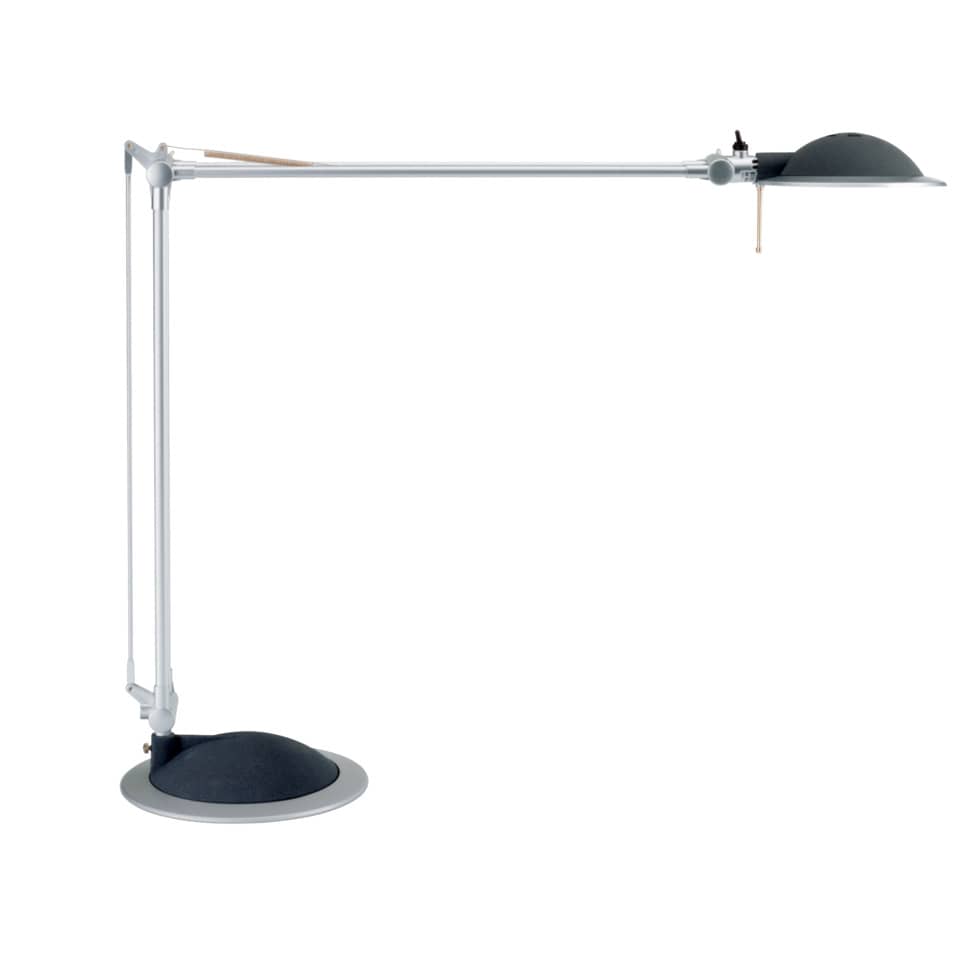 Stehlampe, Schreibtischlampe, Architektenlampe, Großarm-Lampe, Metall, Dimmbar