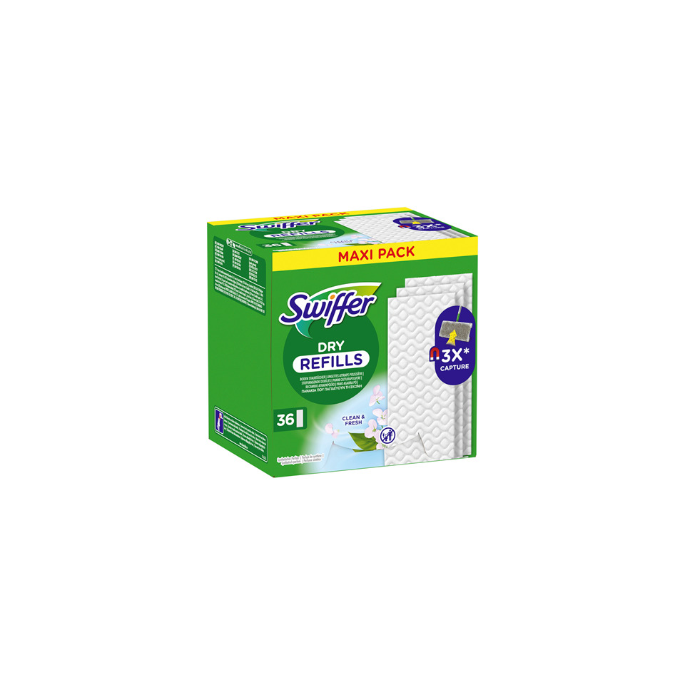 Wischertücher, Putzrolle, Dry Refill, 36 Blatt, Maxi Pack