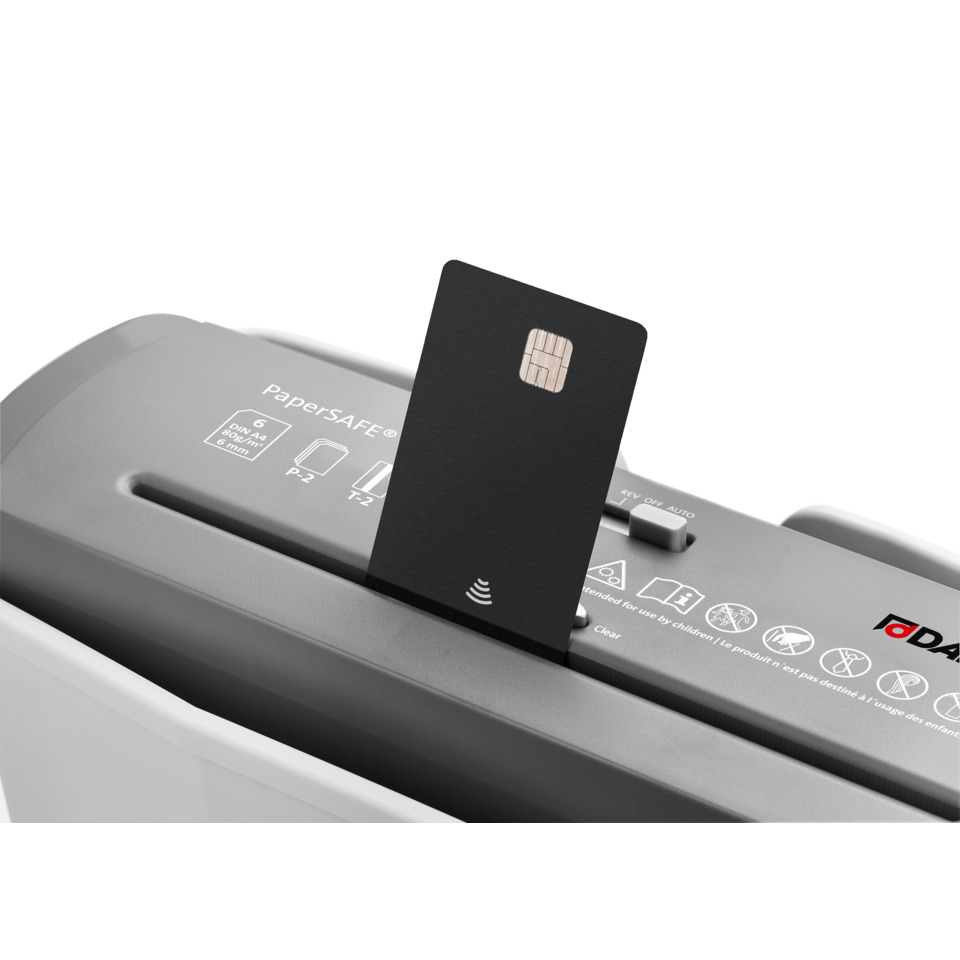 Kartenleser, Schredder, Papierschlitzer, Schnittstelle, Kreditkarte, Kartenleser, SIM-Karte?, NFC, Elektronische Sicherheit, Dokumentenhalter