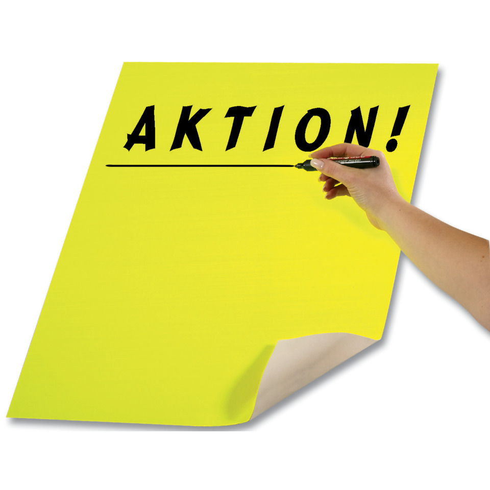neon Poster, Handwriting, Klebezettel, Posterblatt, Aktion Hinweis