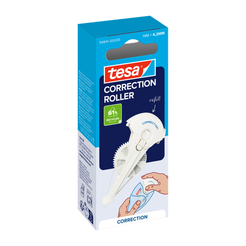 Korrekturroller, Tesa, Nachfüllpackung, Vorrichtung, Verpackung
