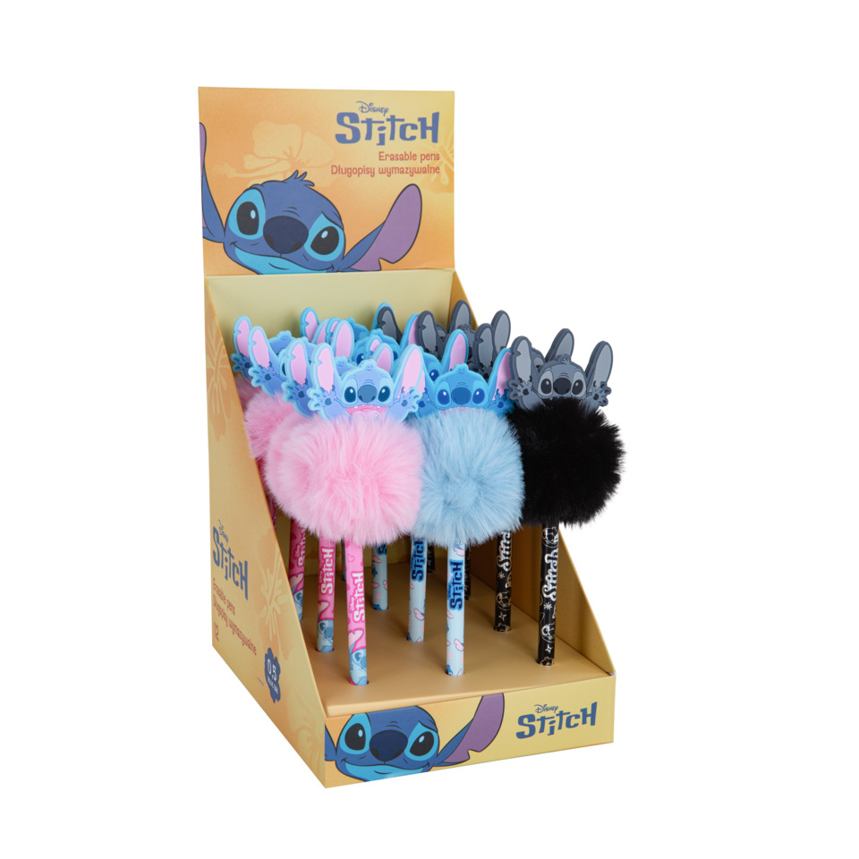 StitchStift, abwischbare Stifte, Pompon, Disney, Stitch, Stift-Set