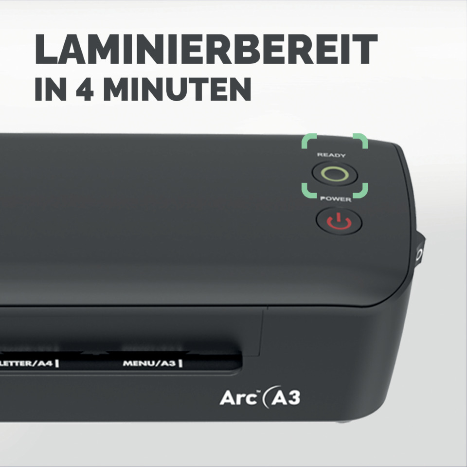 laminerbereit, in 4 minuten, arc a3, drucker, kassierer?
