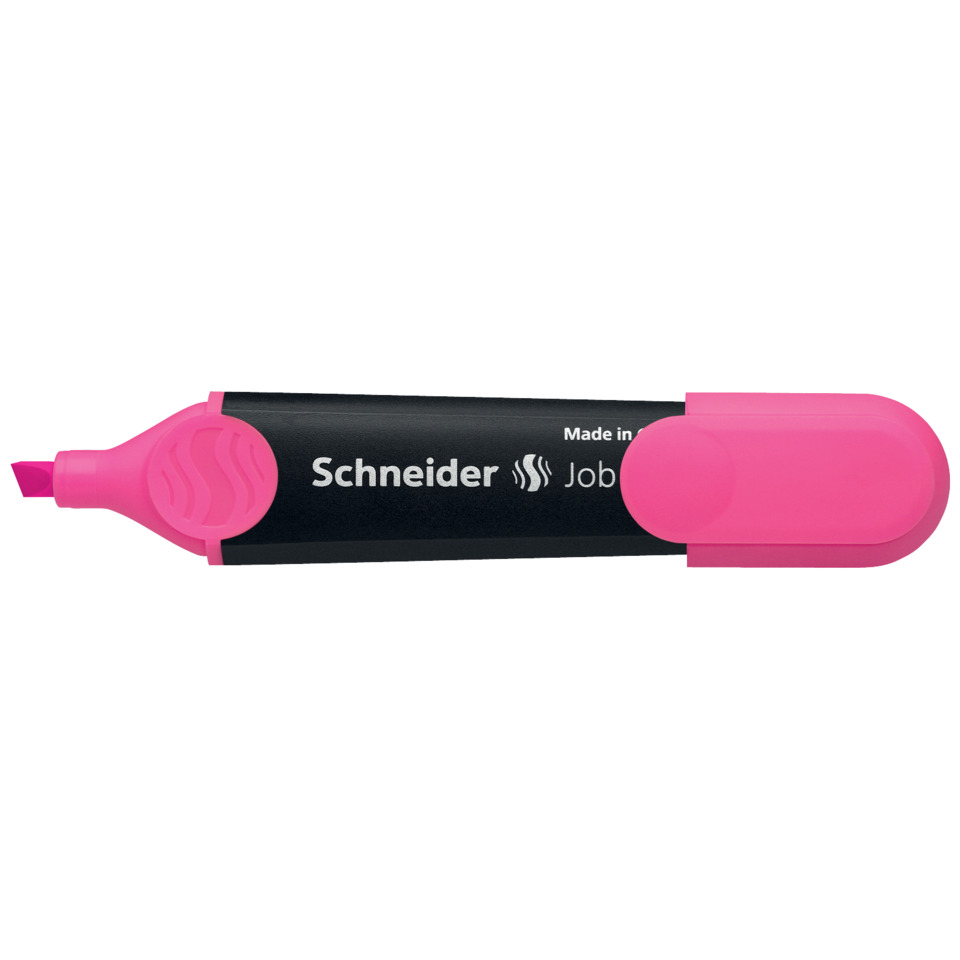 Pink highlighter, Marker, Stift, Schneider, Flacher Marker