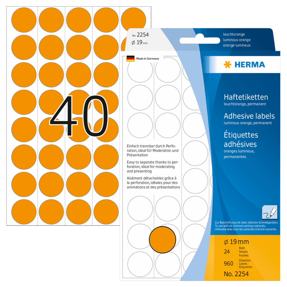 klebeetiketten, orange kreise, klebeblatt, etikettenblatt, orange zellen