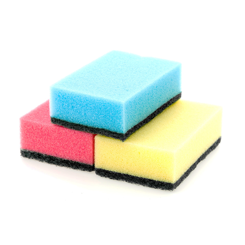 Schwamm, Reinigungsponge, Mehrzweckschwamm, Schicht-Sponges, Filzschwamm