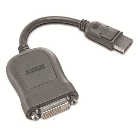 Lenovo Monitorkabel,DVI auf DP,20cm,schwarz Lenovo 45J7915