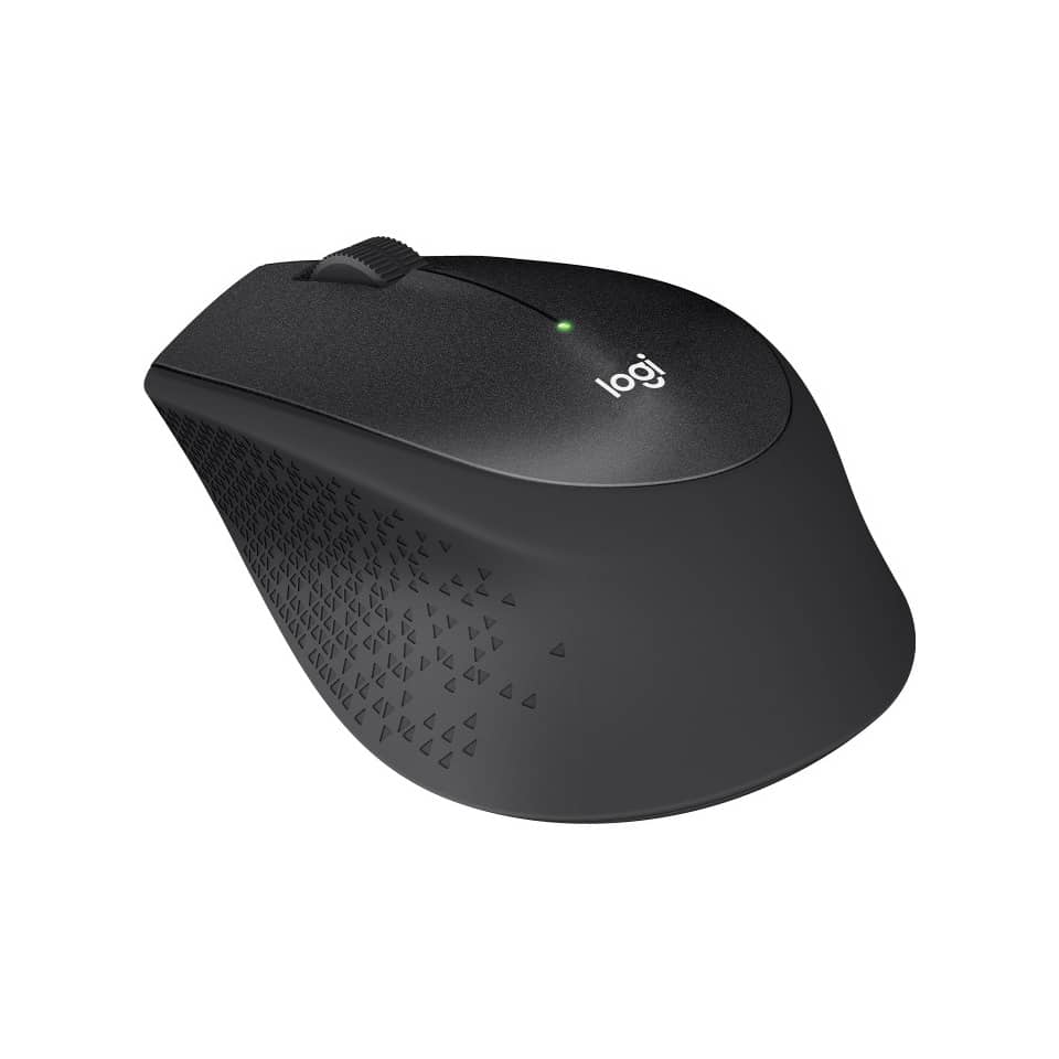Maus, Kabellose Maus, Kompaktgröße, Schwarz, LED-Anzeige