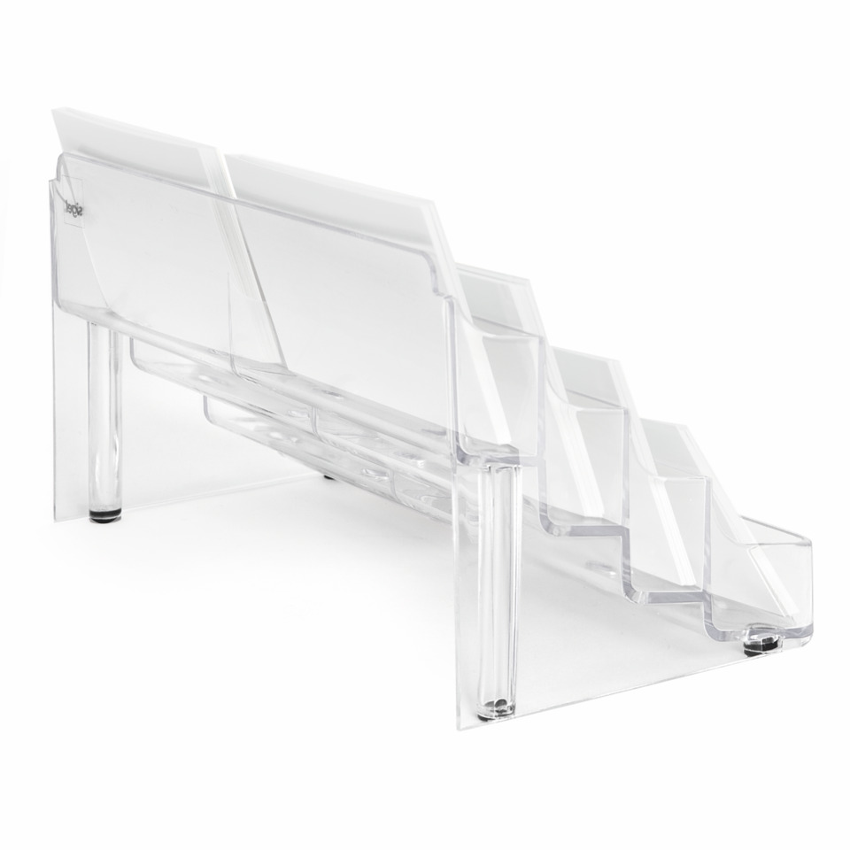 Acryl-Display, Acryl-Ständer, Stufen-Ambient, Klar, Vitrine