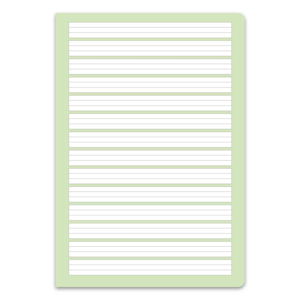 notizblock, grün, linien, papier, karte