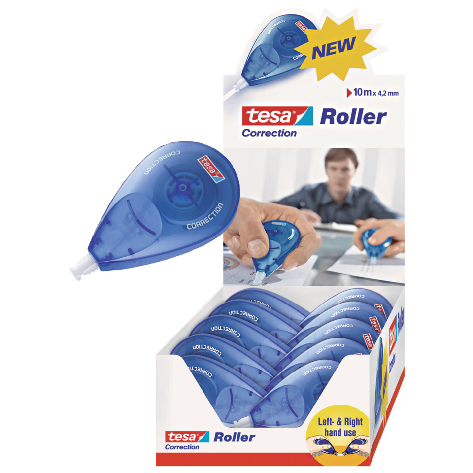 Korrekturrolle, Korrekturroller, Korrekturmittel, Blau, Roller
