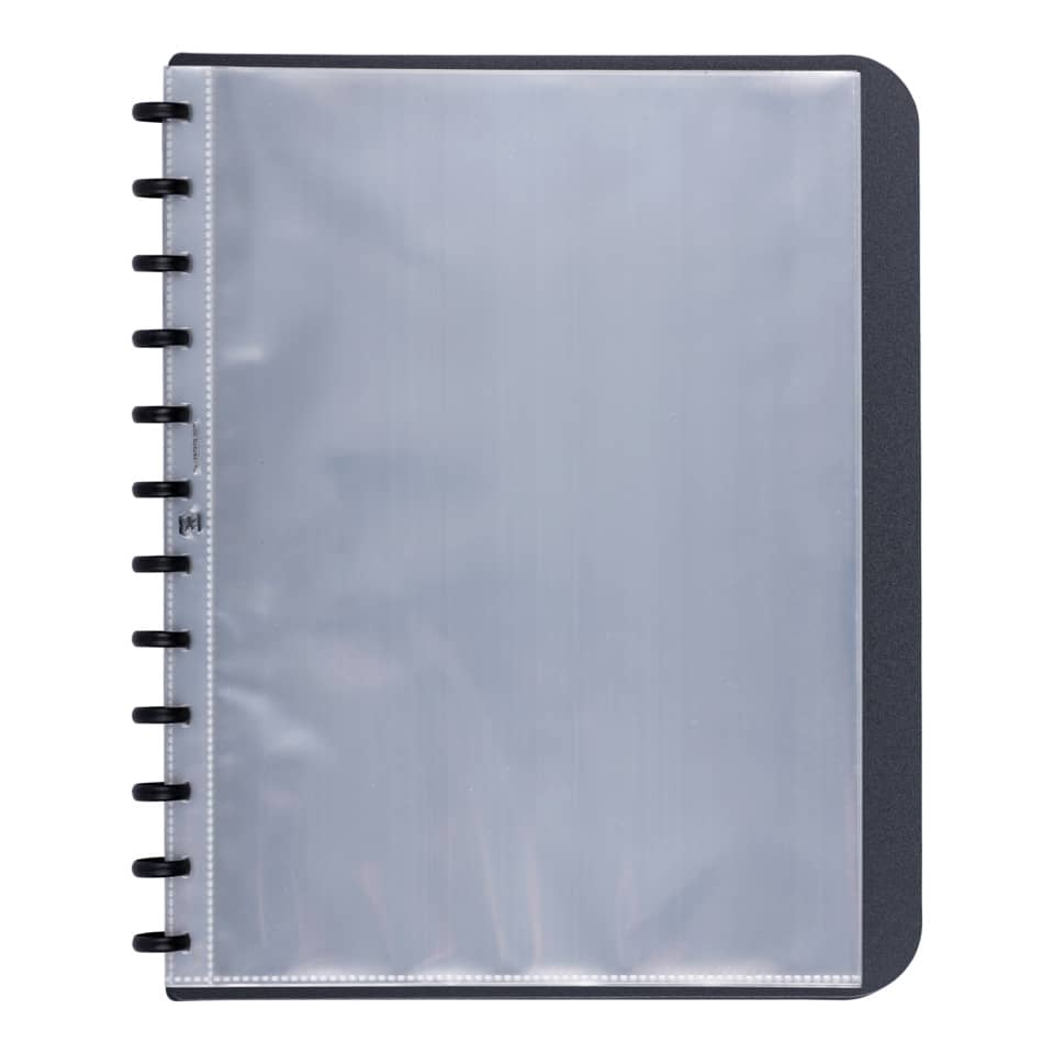 Notizbuch, Spirale, Kunststoffhülle, Transparenthülle, A6-Format