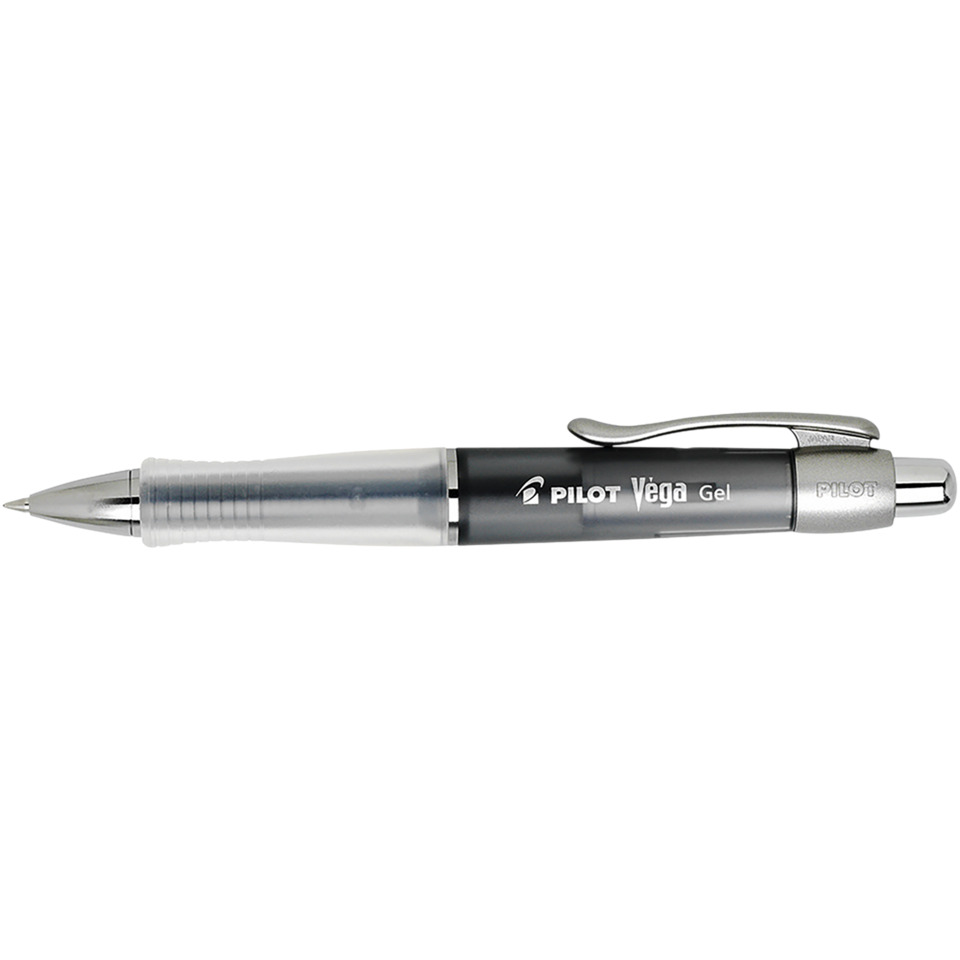 Tintenroller, Gelstift, Pilot Vega, Grau, Clip, Kugelschreiber, Stift, Gelstift, Schreibgerät, Metallgehäuse