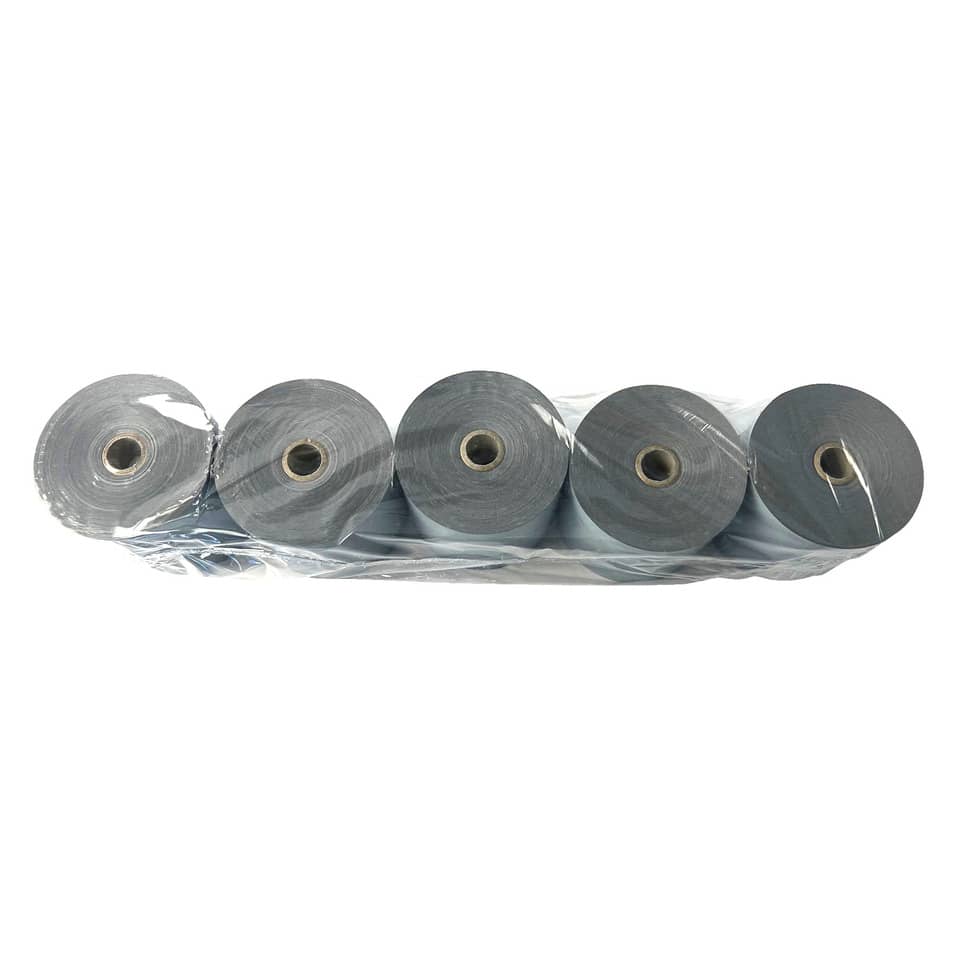 Papiertapeband, Klebeband, Abrollband, Rollen, Grau
