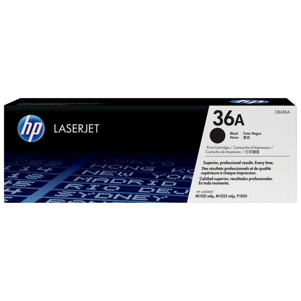 laserjet, druckerpatrone, tinte, HP, 36A, Druckerpatrone, LaserJet, schwarze Tinte, HP Patrone, Druckpatrone