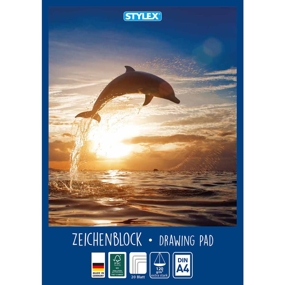 Dolphin, Sea, Sonnenuntergang, Wasser, Zeichnenpad