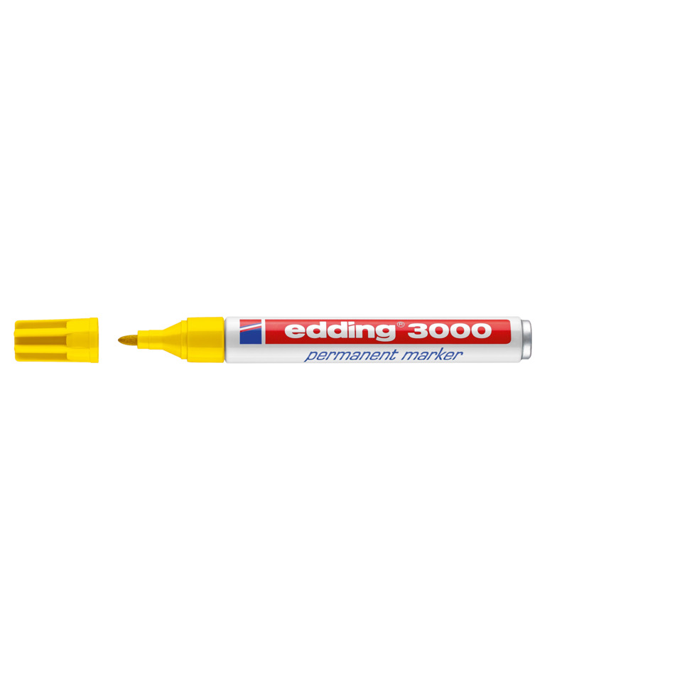Permanentmarker, Gelb, Marker, Stift, Tinte