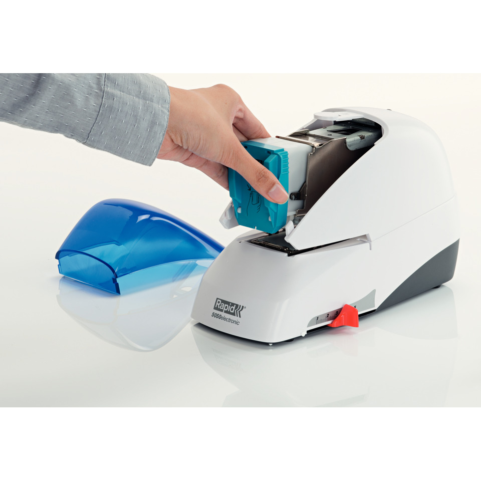 Schneidemaschine, Kassenschnitt, X-Format, Kassensystem, Blauer Deckel
