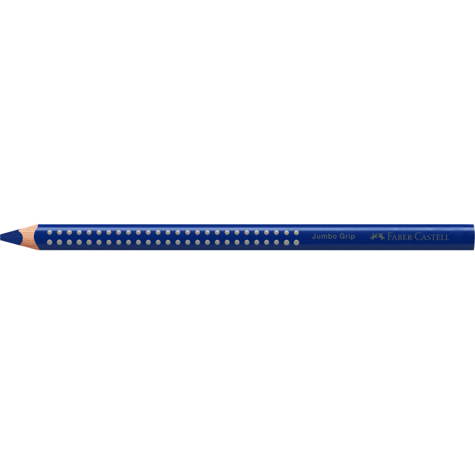 Bleistift, Jumbo-Griff, Blau, Punktmuster, Faber-Castell