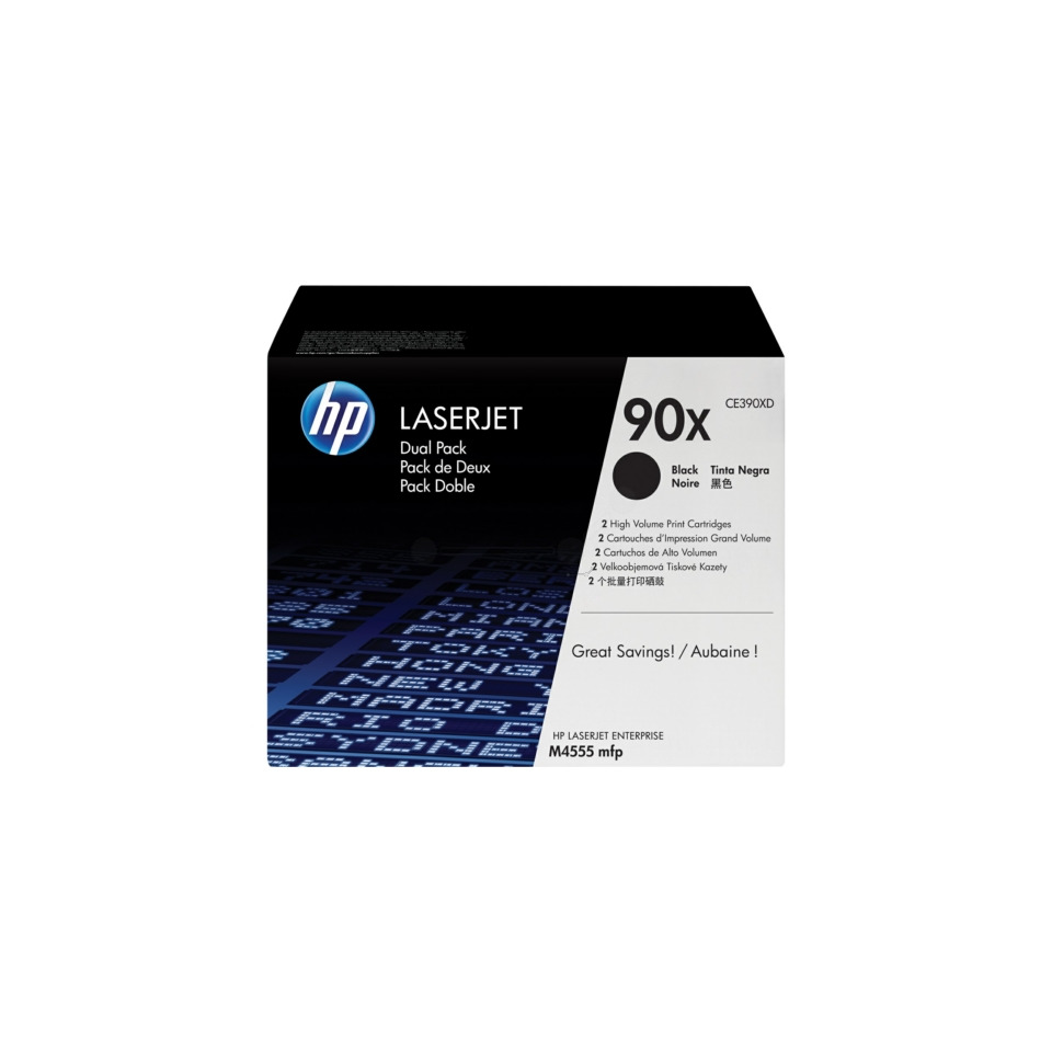 Lasertjet, Druckerpatronen, 90x, Schwarz, HP LaserJet, LaserJet, Toner, 90x, Schwarz, Box
