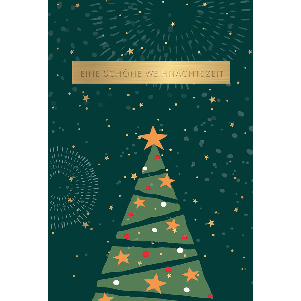 weihnachtsbaum, tannenbaum, stern, goldene platte, festliche dekoration