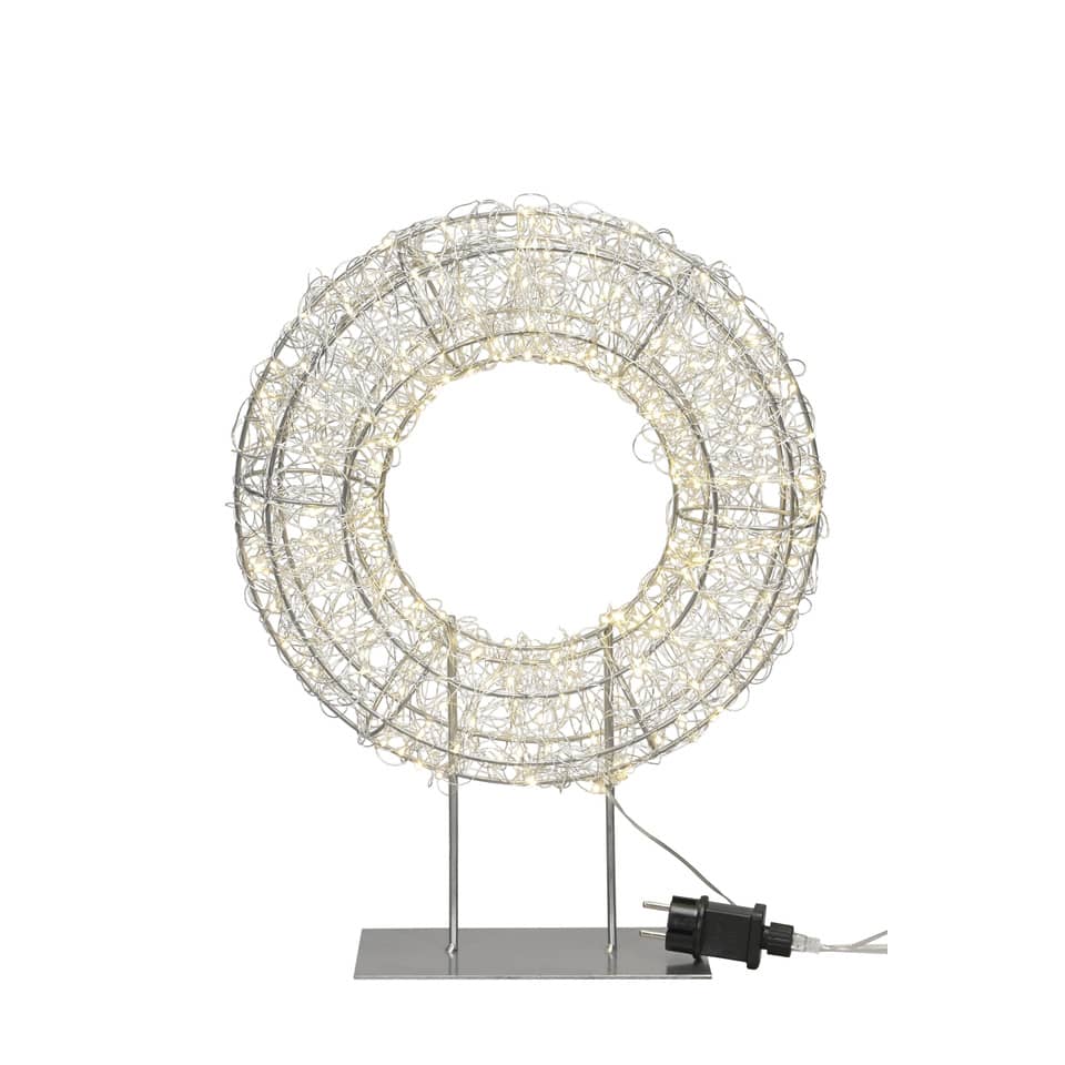Lichtdekoration, Deko-Lichtkreis, Stimmungslicht, Lichterkette, Tischlampe, Kreisform