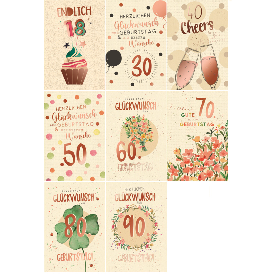 Geburtstag, Karte, Glückwunsch, Blumen, Herbst