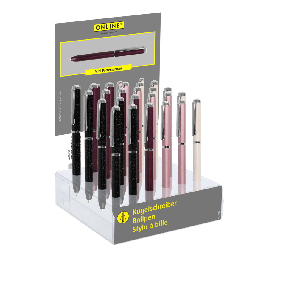 Kugelschreiber, Stift, Schreibset, Kugelschreiber-Set, Mehrfarbig